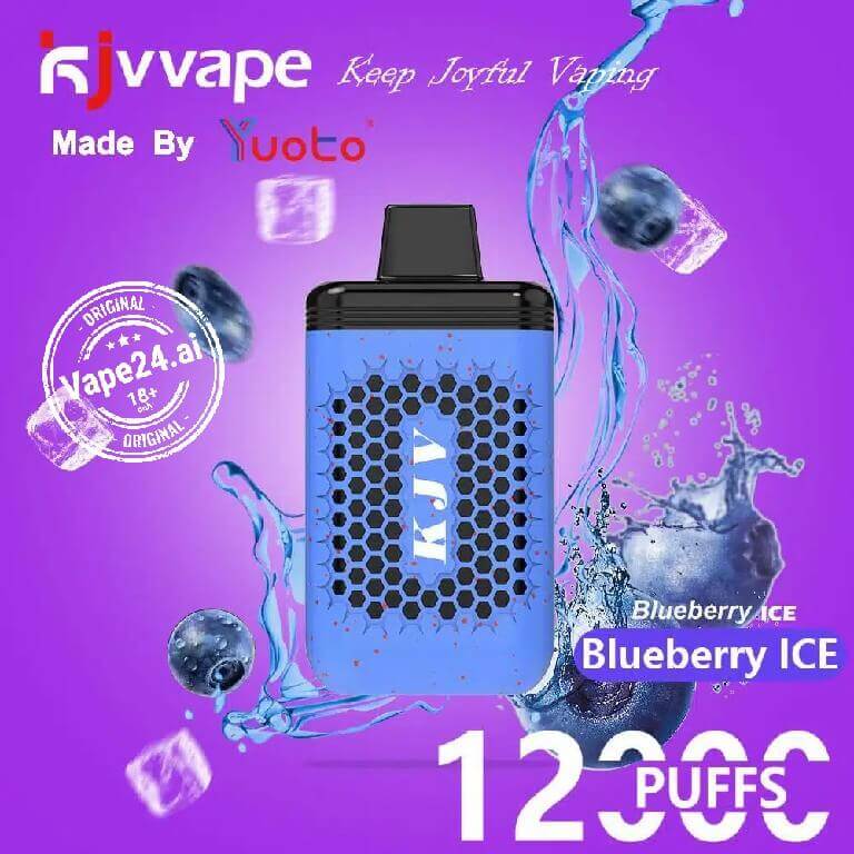 Yuoto KJV 12000 Puffs Disposable Vape - 12,000 Puffs, 650mAhFLAVORS ::: Buleberry Ice