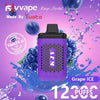 Yuoto KJV 12000 Puffs Disposable Vape - 12,000 Puffs, 650mAhFLAVORS ::: GRAPE ICE