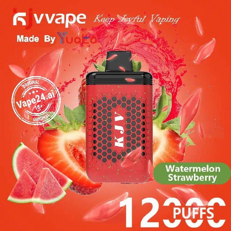 Yuoto KJV 12000 Puffs Disposable Vape - 12,000 Puffs, 650mAhFLAVORS ::: Wtaermelon Strawberry