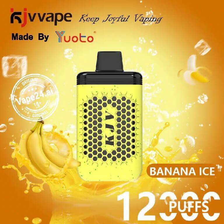 Yuoto KJV 12000 Puffs Disposable Vape - 12,000 Puffs, 650mAhFLAVORS ::: Banana Ice