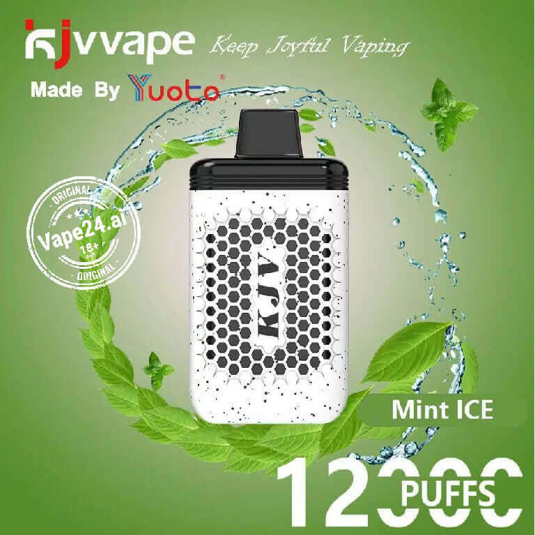 Yuoto KJV 12000 Puffs Disposable Vape - 12,000 Puffs, 650mAhFLAVORS ::: Mint Ice