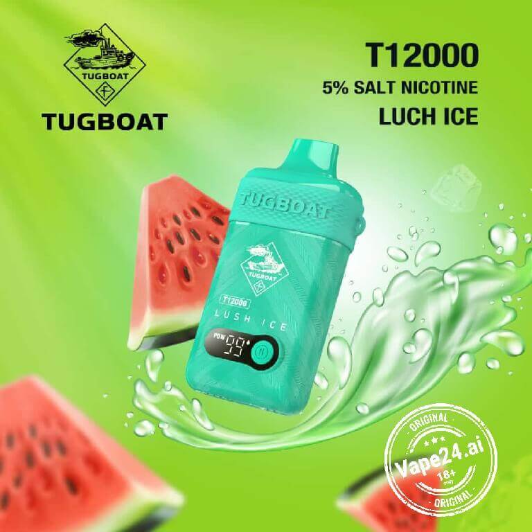 Tugboat T12000 Disposable Vape | Dubai, UAEFlavors ::: Lush Ice