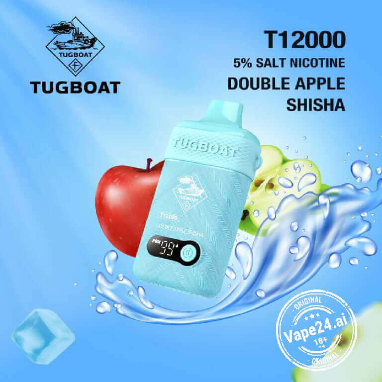 Tugboat T12000 Disposable Vape | Dubai, UAEFlavors ::: Double Apple Shisha