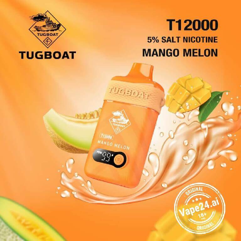 Tugboat T12000 Disposable Vape | Dubai, UAEFlavors ::: Mango Melon