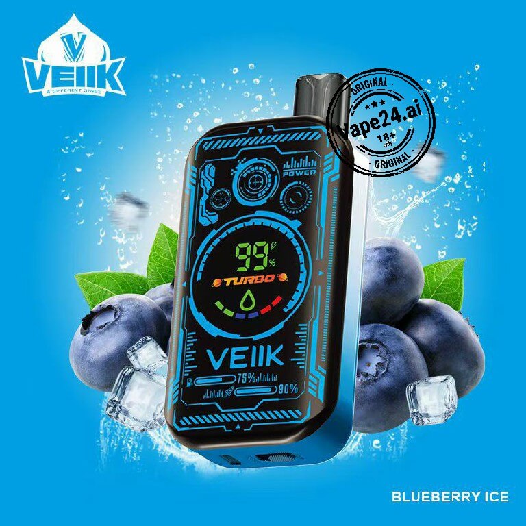 Veiik Space Mist 25000 Puffs Disposable Vape in Dubai Flavors: Blueberry Ice