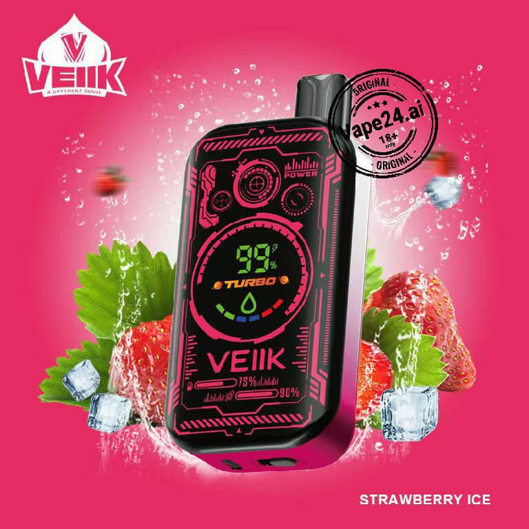 Veiik Space Mist 25000 Puffs Disposable Vape in Dubai Flavors: Strawberry Ice