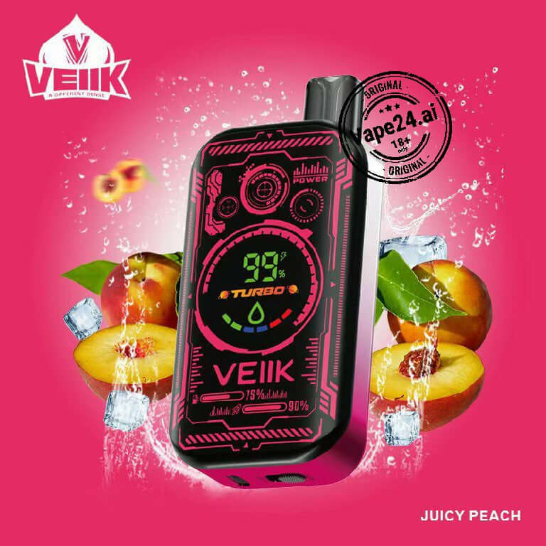 Veiik Space Mist 25000 Puffs Disposable Vape in Dubai Flavors: Juicy Peach