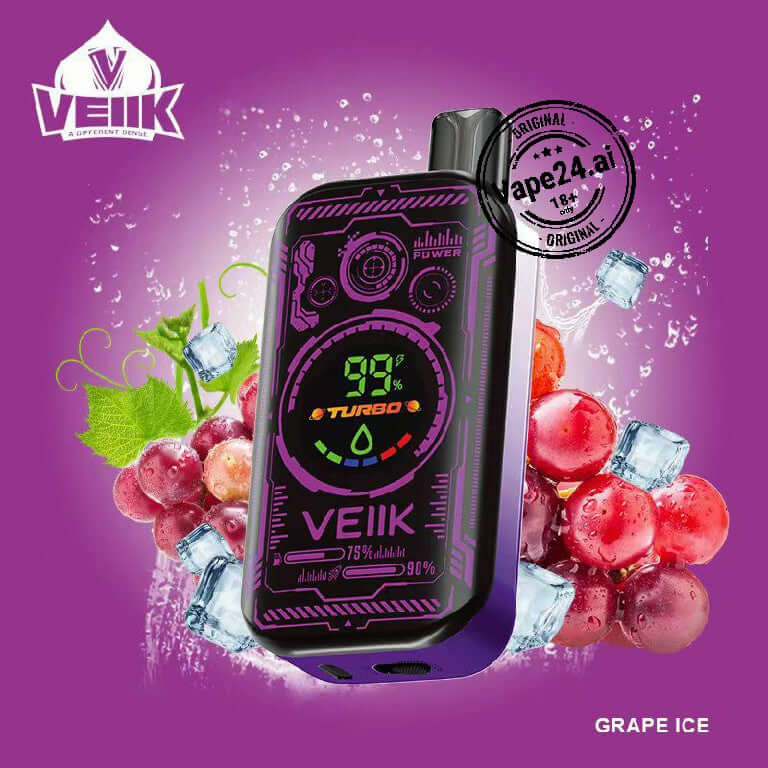 Veiik Space Mist 25000 Puffs Disposable Vape in Dubai Flavors: Grape Ice