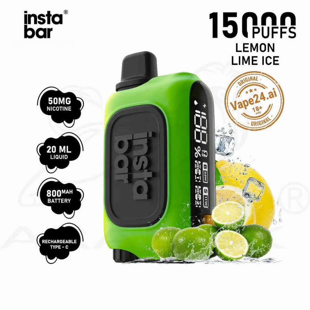 Instabar WT 15000 Puffs Vape with Boost Mode in UAE Flavors: Summer Lemon