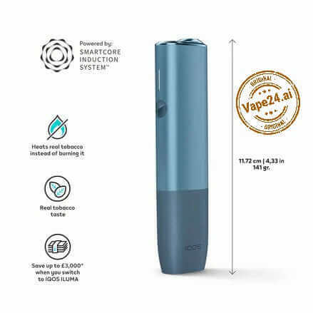 Buy IQOS ILUMA ONE in Dubai - Vape24 UAE | TEREA SticksCHOOSE MODEL-: Azur Blue