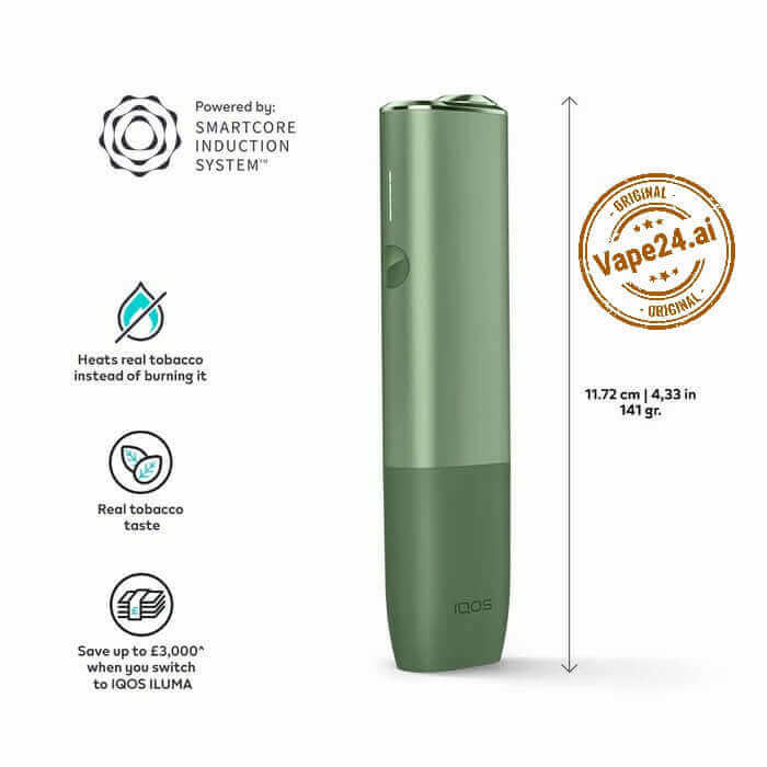 Buy IQOS ILUMA ONE in Dubai - Vape24 UAE | TEREA SticksCHOOSE MODEL-: Moss Green