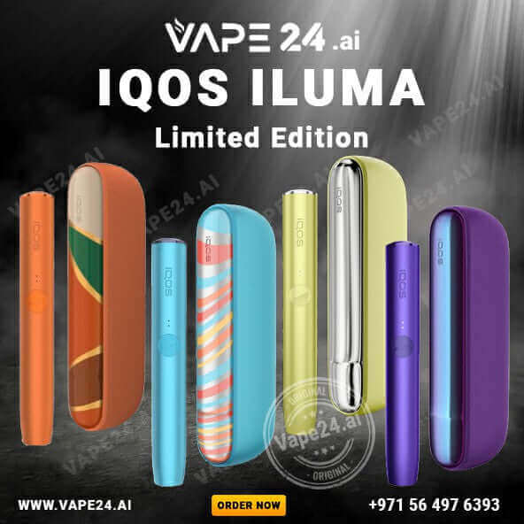 IQOS ILUMA All Limited Edition 2024 - Buy Online at Vape24.ai Best Price in Dubai UAE for TEREA SticksBest Price Dubai,Exclusive Vape,IQOS ILUMA,Limited Edition,SmartHeat Technology,terea,Vape24.ai,Vaping Sophistication