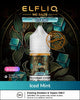Elfliq Nic Salts Ice King Iced Mint flavor bottle on a decorative background