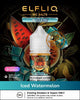 Elfliq Nic Salts Ice King Iced Watermelon flavor packaging with watermelon illustration.
