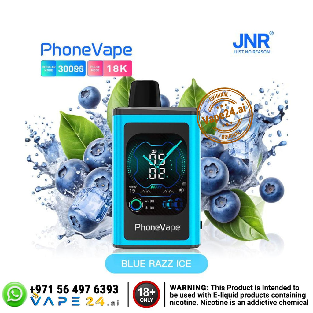 JNR Phone Vape 30000 – Smart Vape with 30K Puffs & Watch in Dubai