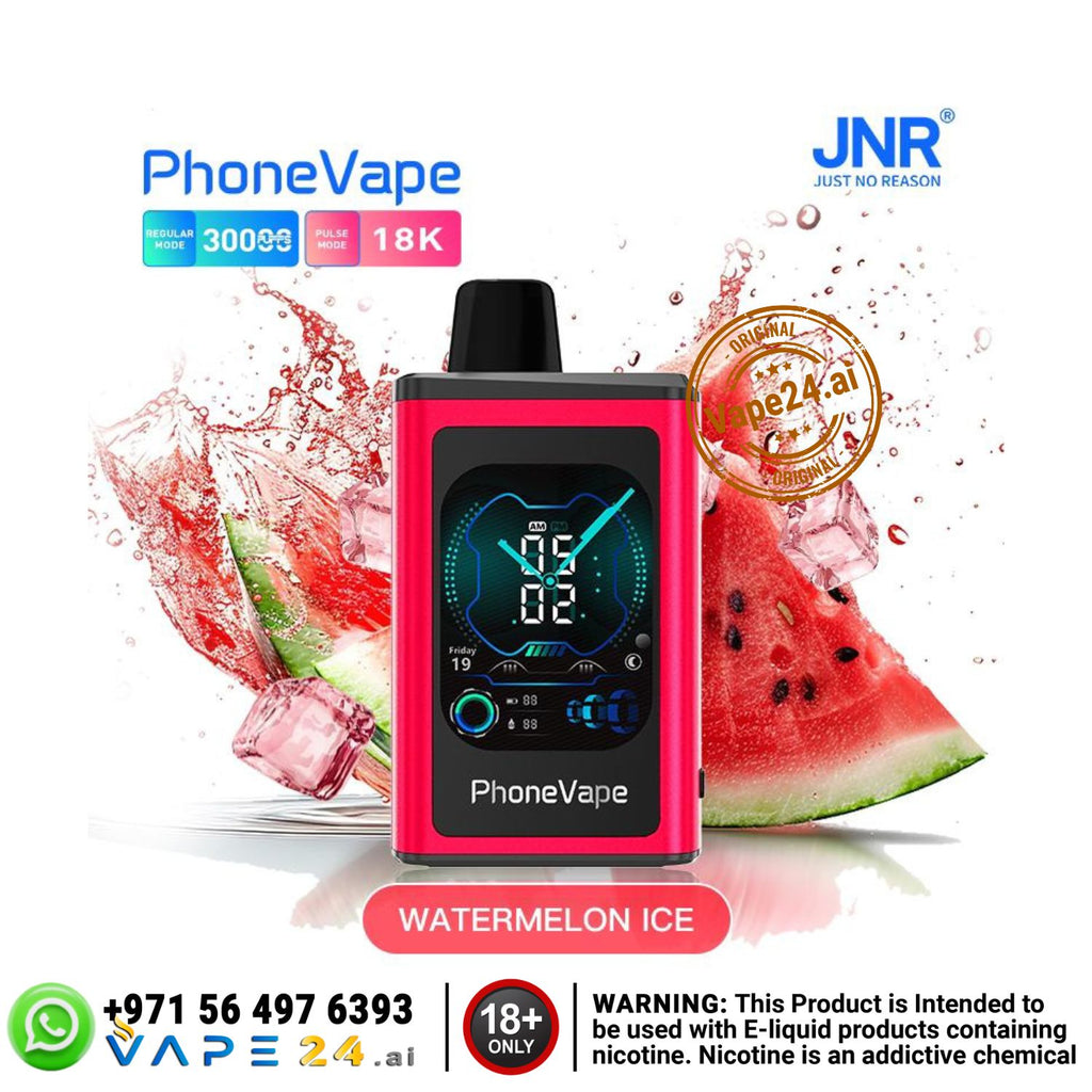JNR Phone Vape 30K Puffs Smart Disposable Dubai Delivery vape24.ai JNR Phone Vape 30K Puffs Smart Disposable Dubai Delivery vape24.ai