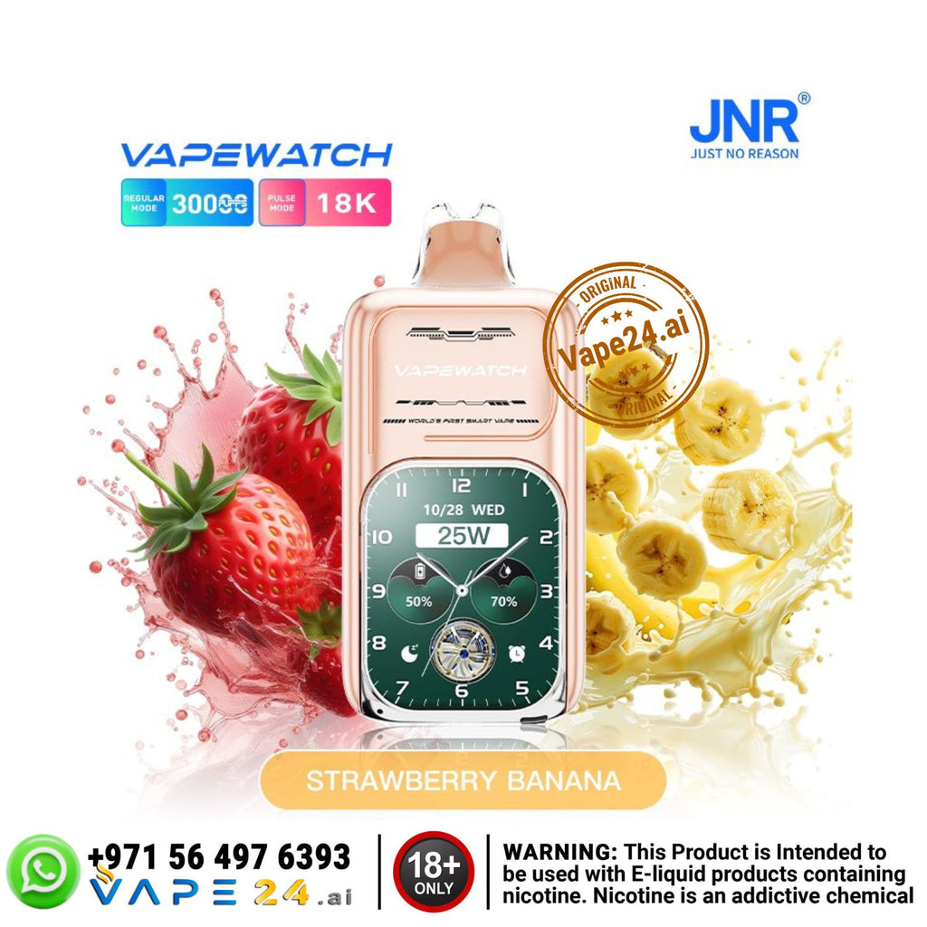 JNR VapeWatch 30K Puffs Smart Vape Dubai Buy Online vape24.ai JNR VapeWatch 30K Puffs Smart Vape Dubai Buy Online vape24.ai