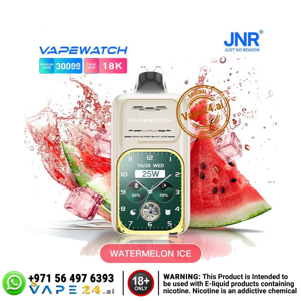 JNR VapeWatch 30K Puffs Smart Vape Dubai Buy Online vape24.ai JNR VapeWatch 30K Puffs Smart Vape Dubai Buy Online vape24.ai