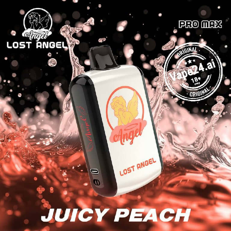 Lost Angel Pro Max 20000 Puffs Vape - Dubai, UAE Flavors: Juicy Peach