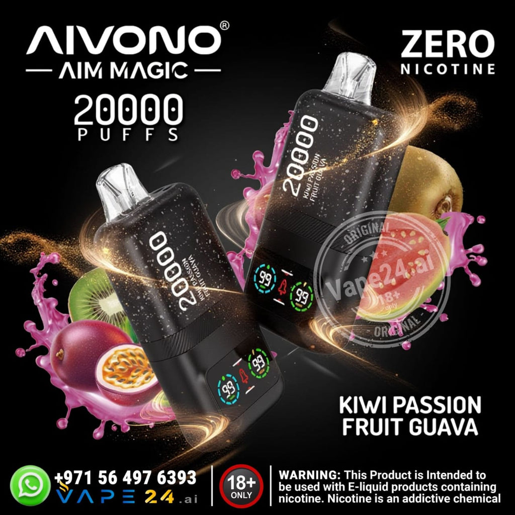 AIVONO AIM MAGIC 20000 Puffs Disposable Vape – 0% Nicotine in Dubai