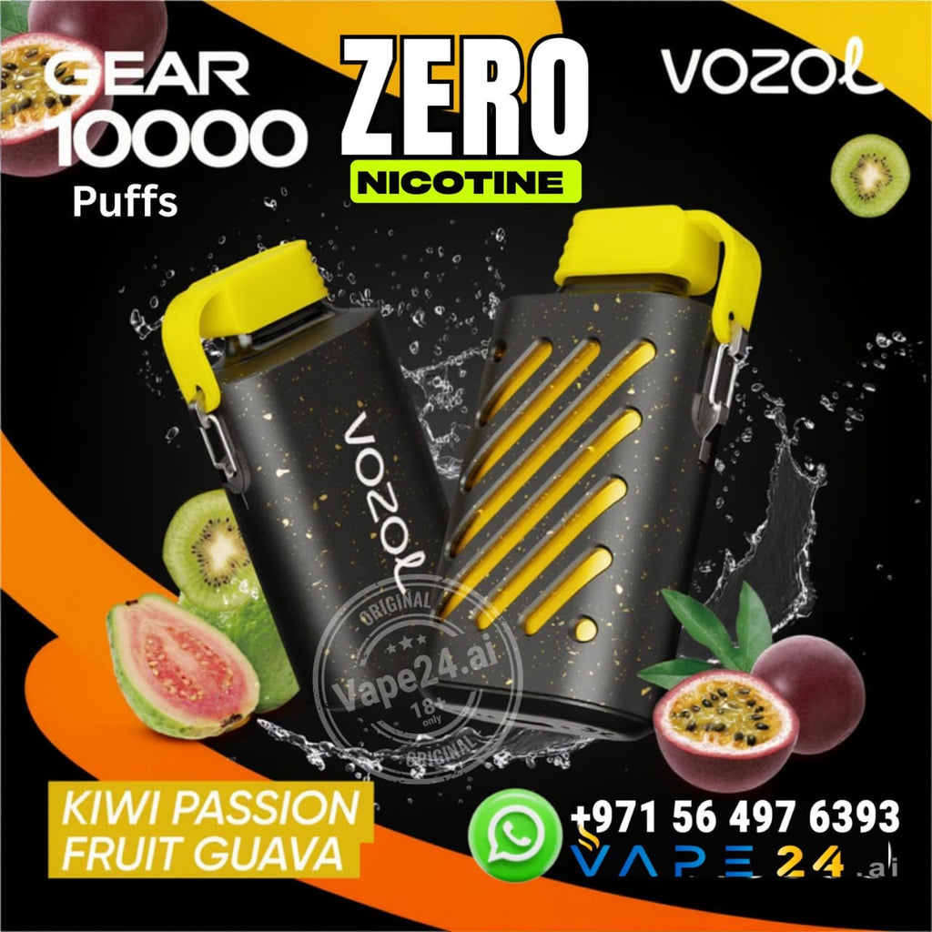 Vozol Gear 10000 Puffs Zero Nicotine (0%) Disposable Vape in Dubai