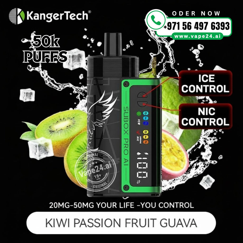 Kanger SUBOX PRO AI 50000 Puffs Disposable Vape Dubai Nic Control