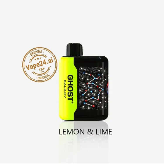 Buy Ghost Galaxy 25000 Puffs Disposable Vape Bar In Dubai Flavors: Lemon & Lime