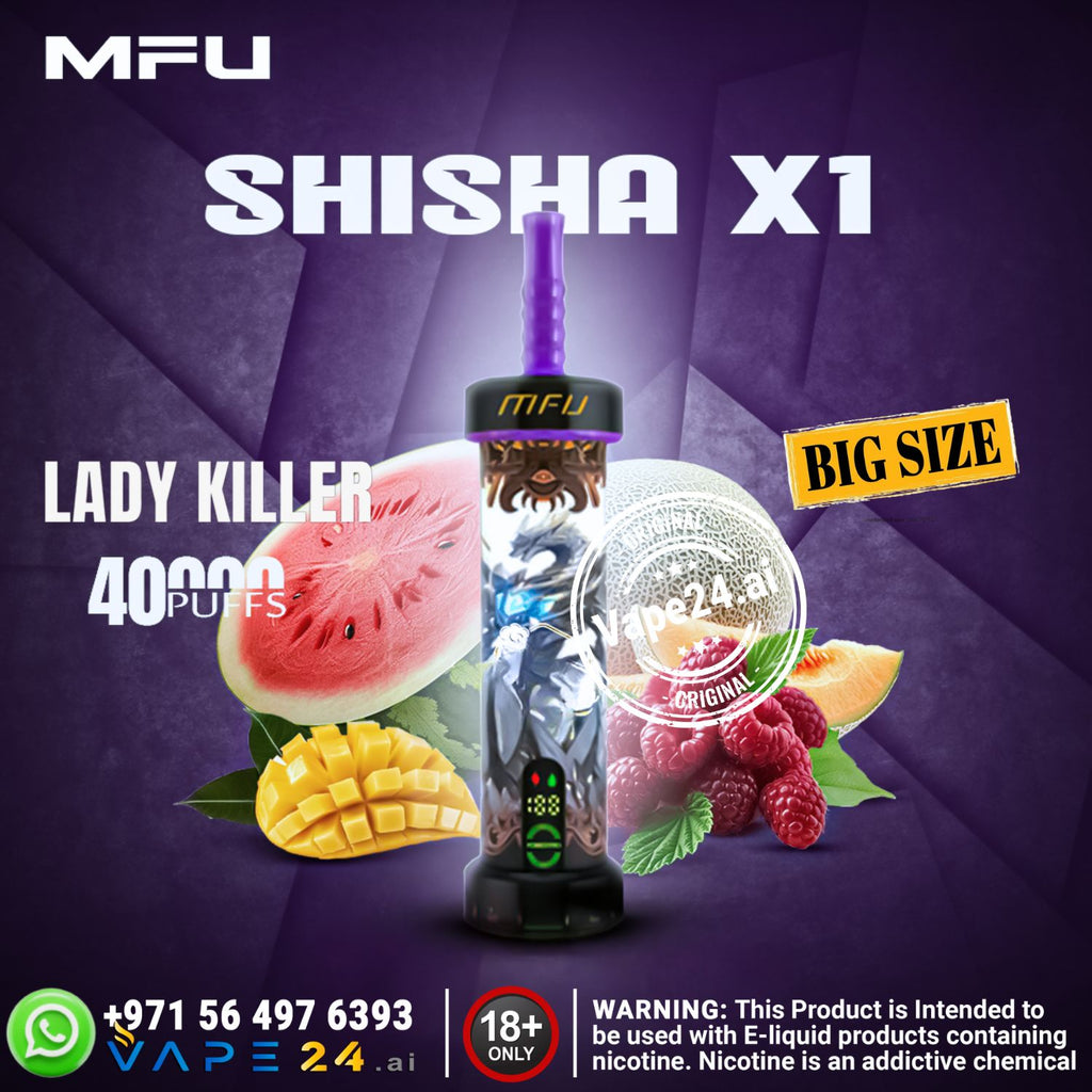 MFU Shisha X1 40000 Puffs Disposable Vape in UAE