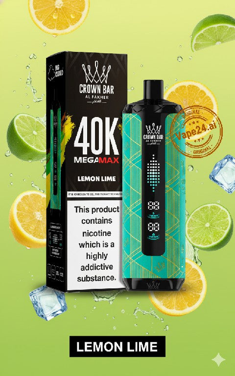 Al Fakher Crown Bar Mega Max 40k Puffs DTL Disposable Vape in Dubai