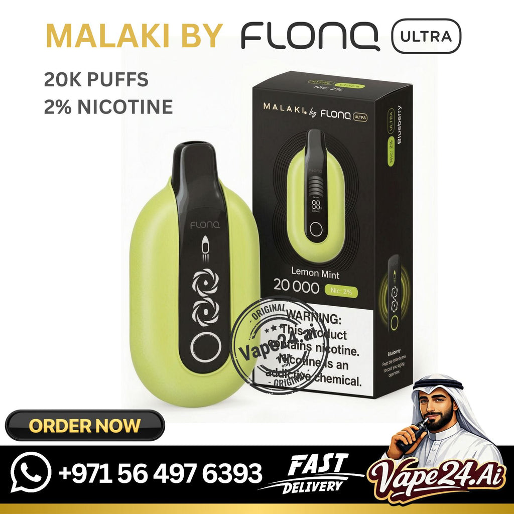 FLONQ Ultra 20000 Puffs Disposable Vape by MALAKI in Dubai, UAE