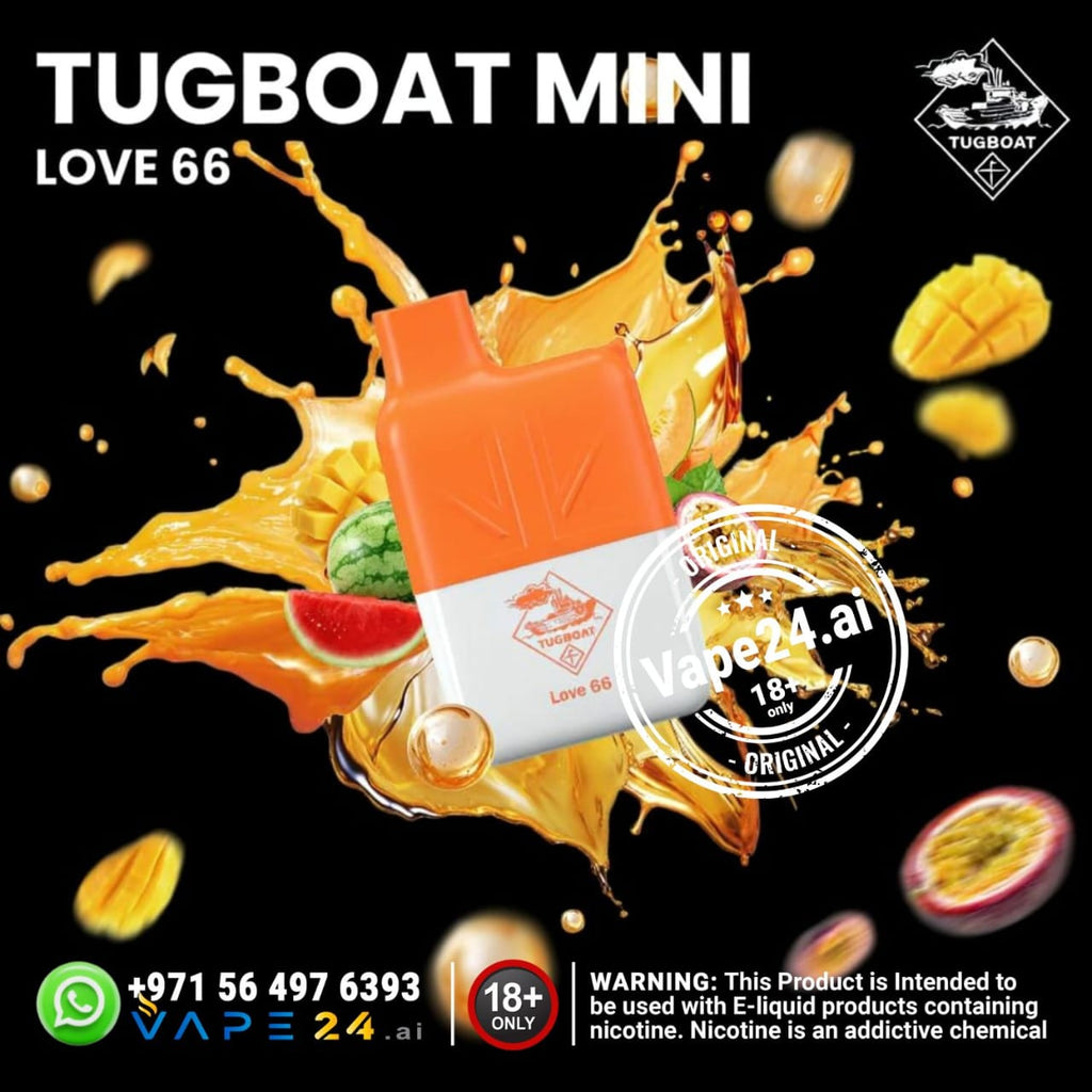 Tugboat Mini 2000 Puffs 2% Disposable Vape in UAE