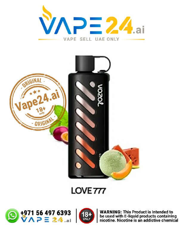 Vozol Gear Shisha 25000 Puffs Disposable Vape in Dubai Flavors: Love 777