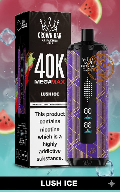 Al Fakher Crown Bar Mega Max 40k Puffs DTL Disposable Vape in Dubai