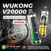 MEMERS Wukong V20K Shisha Vape – 20,000 Puffs in Dubai Flavors: Blueberry Gum