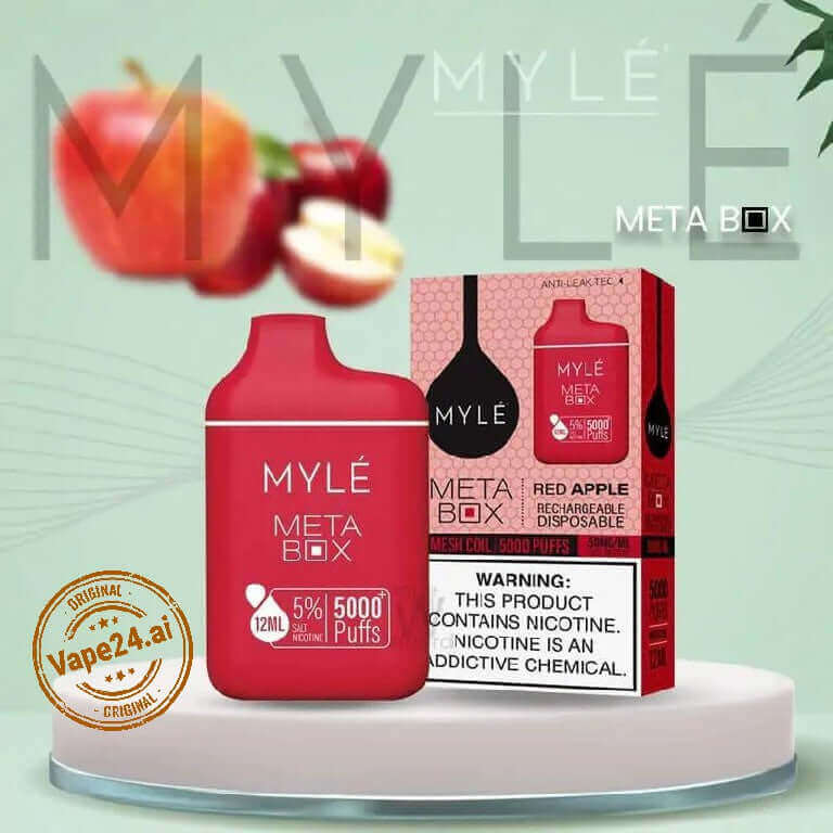 Buy MYLE Meta Box 5000 PUFFS 50mg Disposable Vape - 5% Nicotine in Dubai