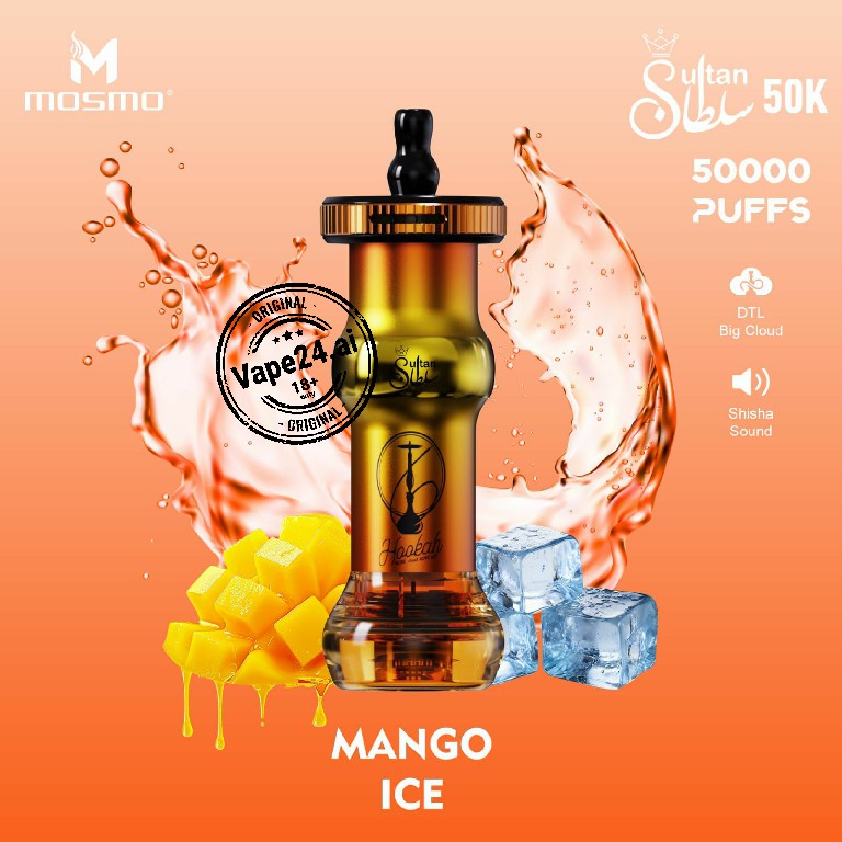 Mosmo Sultan 50000 Puffs (DTL) Disposable E-Hookah Dubai