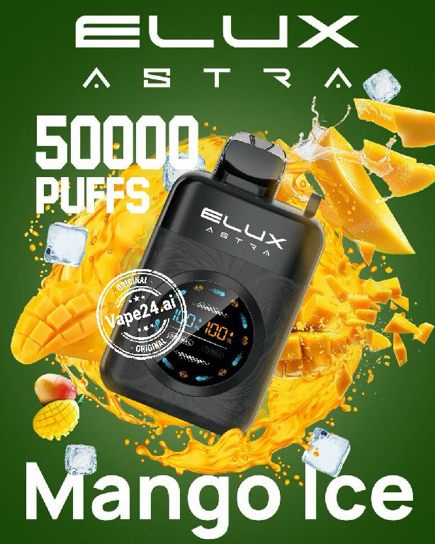 Elux Astra 50000 Puffs 50mg Disposable Vape in Dubai, UAE