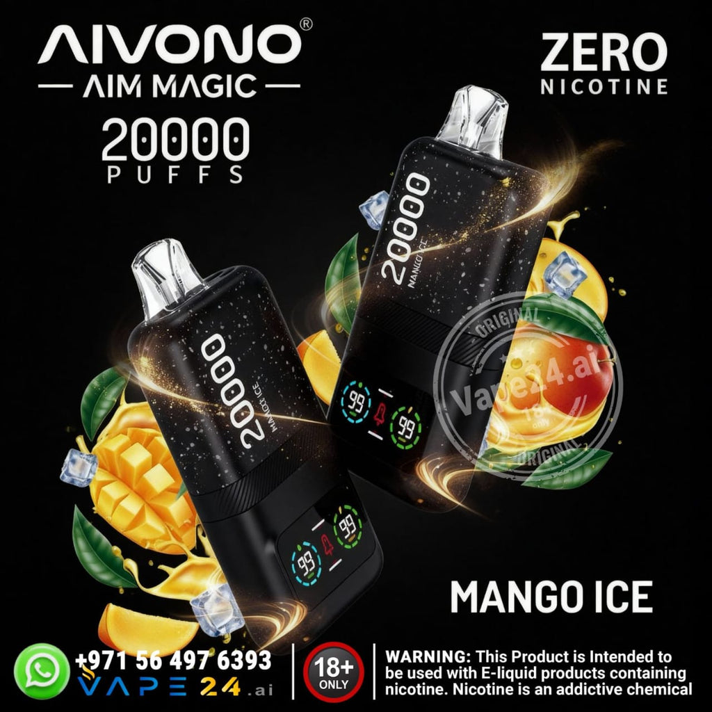 AIVONO AIM MAGIC 20000 Puffs Disposable Vape – 0% Nicotine in Dubai
