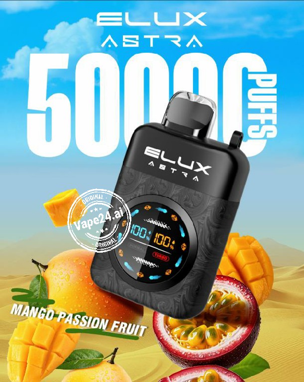 Elux Astra 50000 Puffs 50mg Disposable Vape in Dubai, UAE