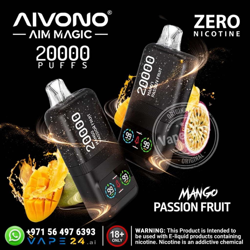 AIVONO AIM MAGIC 20000 Puffs Disposable Vape – 0% Nicotine in Dubai