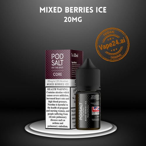 Pod Salt Core 20mg 30ml E-Liquids All Flavors Available in Dubai