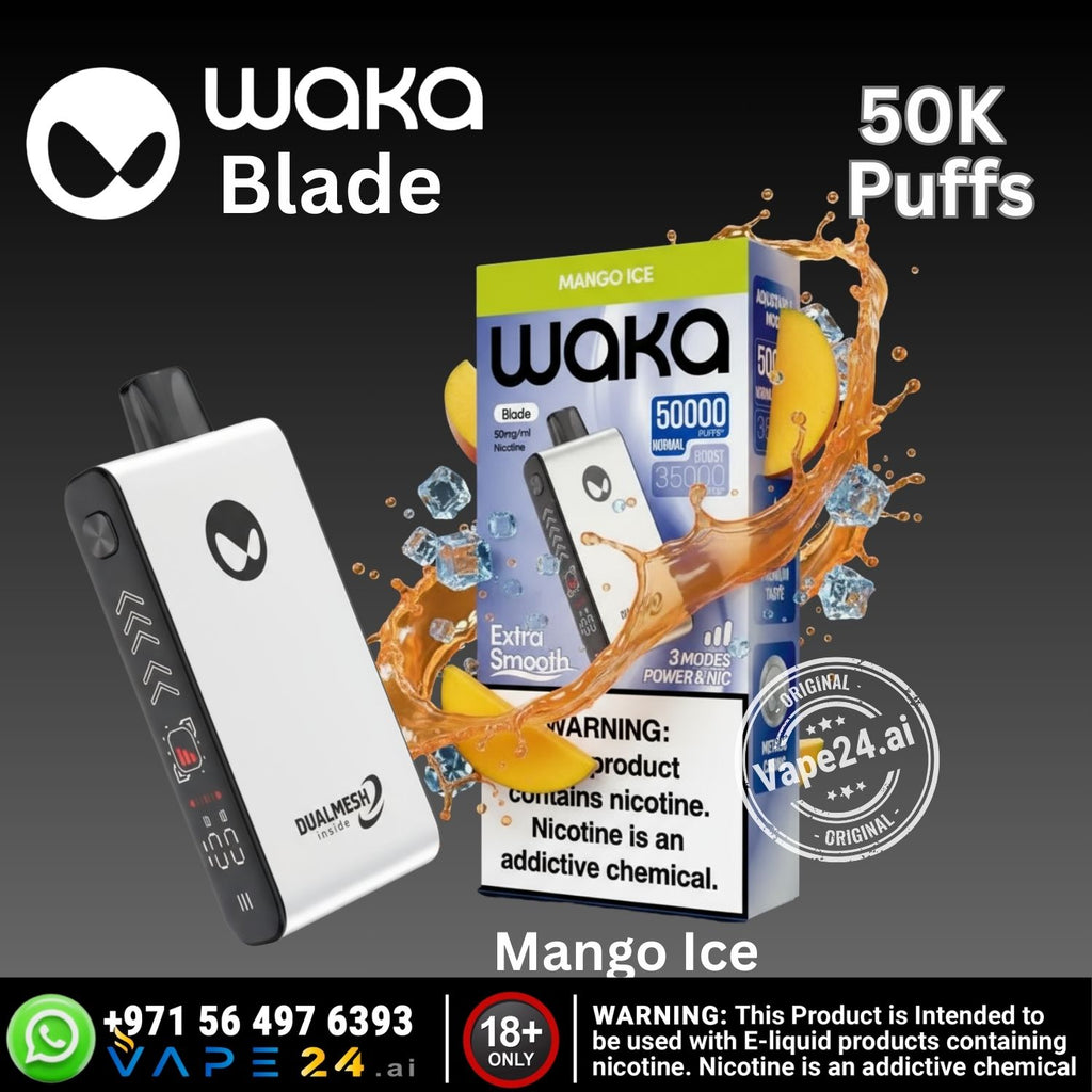 Waka Blade 50000 Puffs Disposable Vape – High Puff Device in UAE
