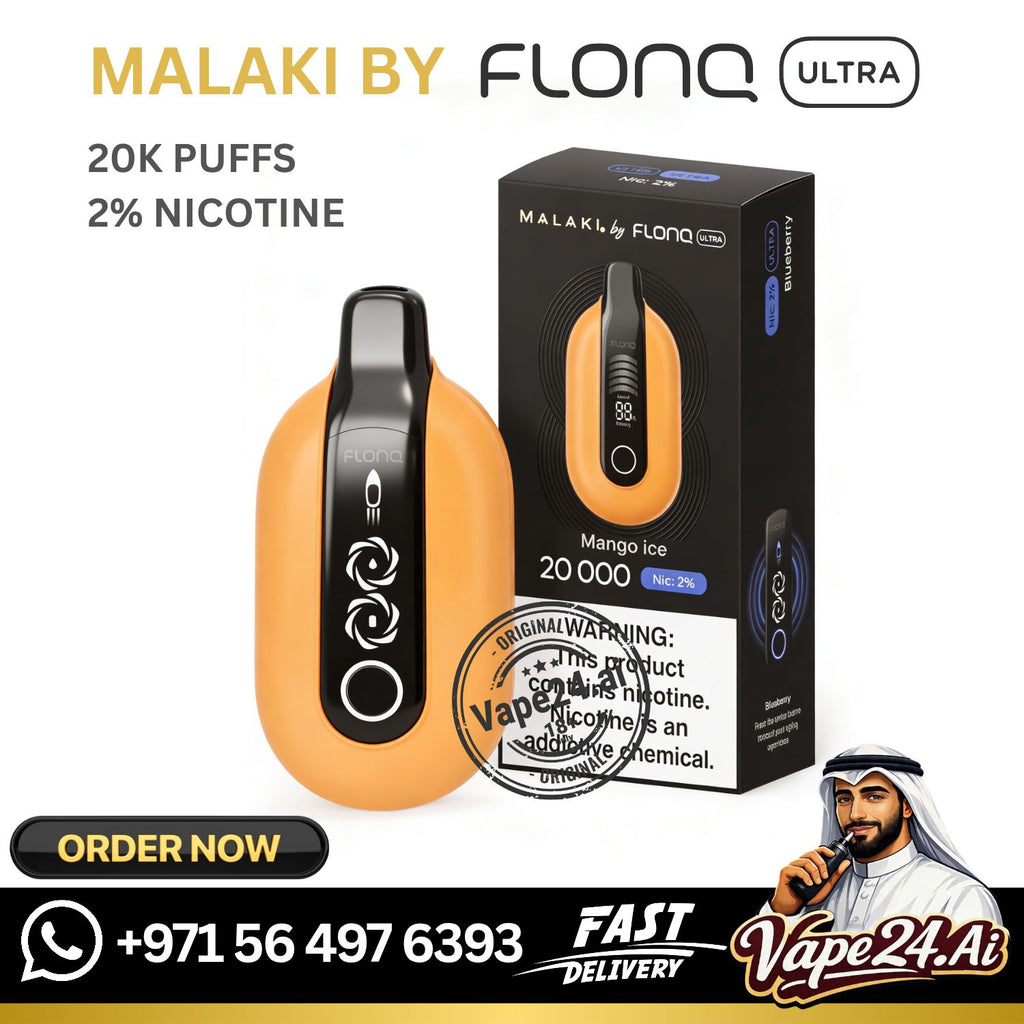 FLONQ Ultra 20000 Puffs Disposable Vape by MALAKI in Dubai, UAE