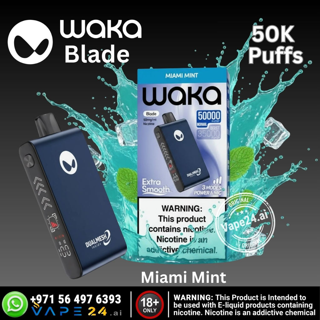 Waka Blade 50000 Puffs Disposable Vape – High Puff Device in UAE
