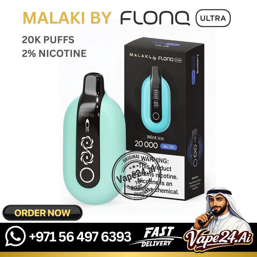 FLONQ Ultra 20000 Puffs Disposable Vape by MALAKI in Dubai, UAE