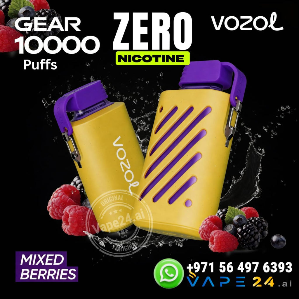 Vozol Gear 10000 Puffs Zero Nicotine (0%) Disposable Vape in Dubai