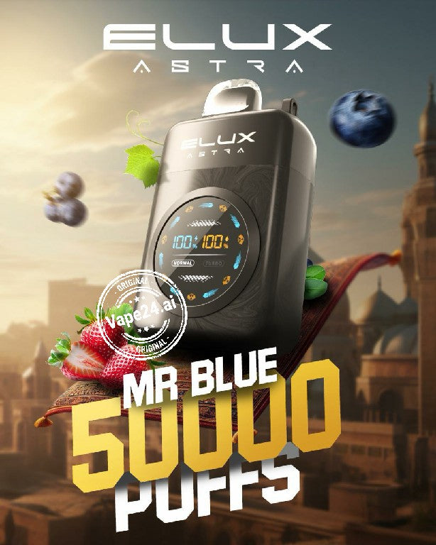 Elux Astra 50000 Puffs 50mg Disposable Vape in Dubai, UAE