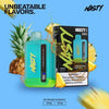 Buy Nasty Bar 8500 Disposable Vape - Fast Dubai Delivery Flavors-: Pineapple Ice