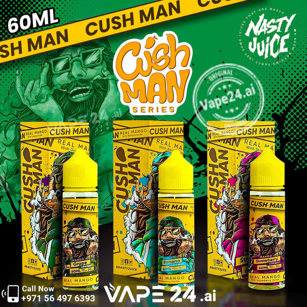 Buy Nasty Cushman Series 60ml in DubaiCHOOSE FLAVOR-: Mango Banana