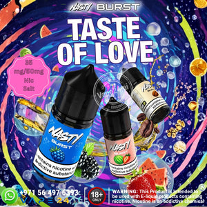 Nasty Burst Salt Nic E-Liquid 30ml in Dubai UAE